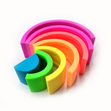 Load image into Gallery viewer, Silicone Rainbow Stacker
