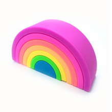 Load image into Gallery viewer, Silicone Rainbow Stacker
