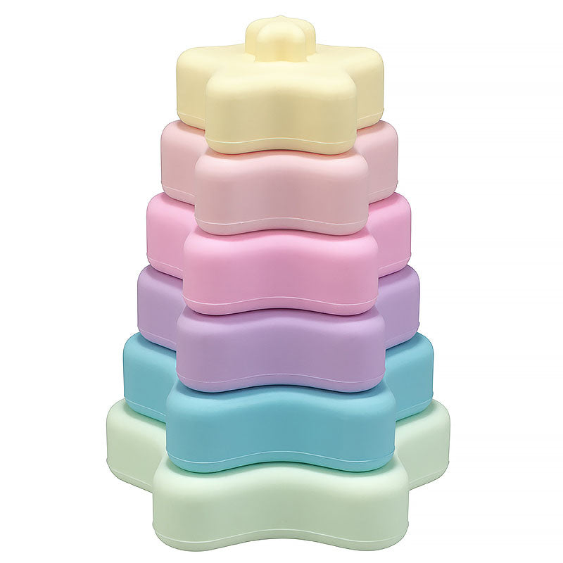 Silicone Star Stacking Toy